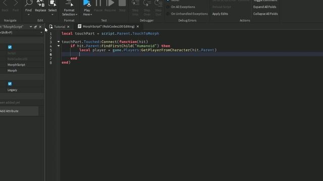 Morph | Roblox Studio Tutorial смотреть онлайн