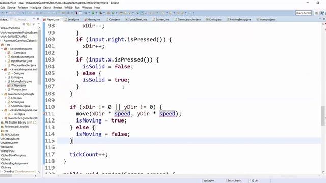 Making Player extend MovingEntity смотреть онлайн