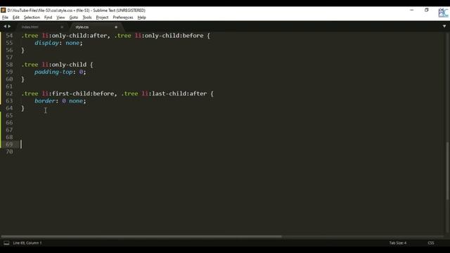 Binary Tree Structure In HTML5 & CSS3 смотреть онлайн