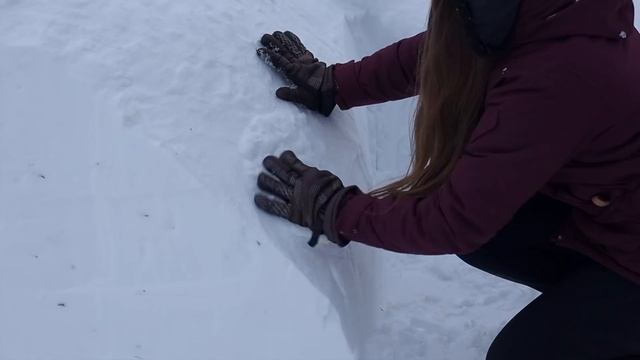 Solo overnight in Snow shelter | IGLOO Winter bushcraft camping | Survival camp смотреть онлайн