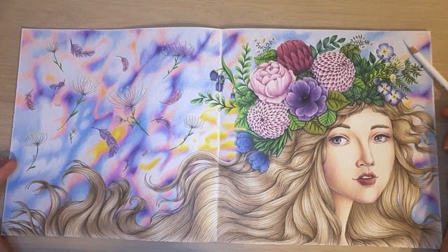 Обзор раскраски The Misterious Library Coloring Book by Park Eun-ji смотреть онлайн