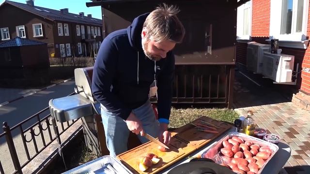 Ребра Кальби на угольном гриле. Глазируем соусом Jack Daniels! смотреть онлайн