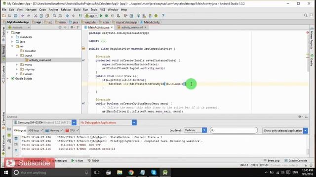 Simple Calculator| Full Android App Development | Android Studio Tutorial | 2016 | HD
