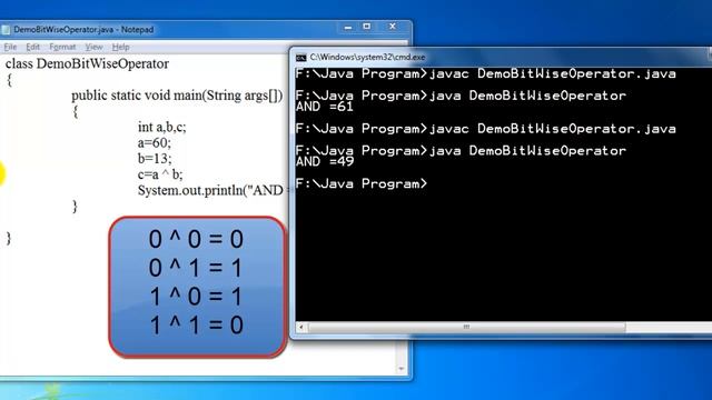 11. Java Tutorial: Bit-Wise and Assignment operators in Java смотреть онлайн