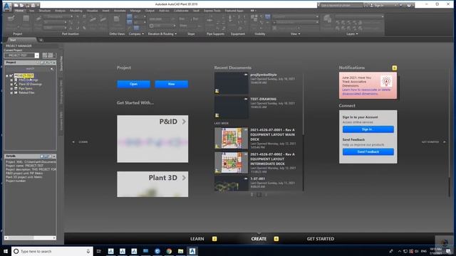 AUTOCAD PLANT 3D - HOW TO CREATE NEW PROJECT смотреть онлайн