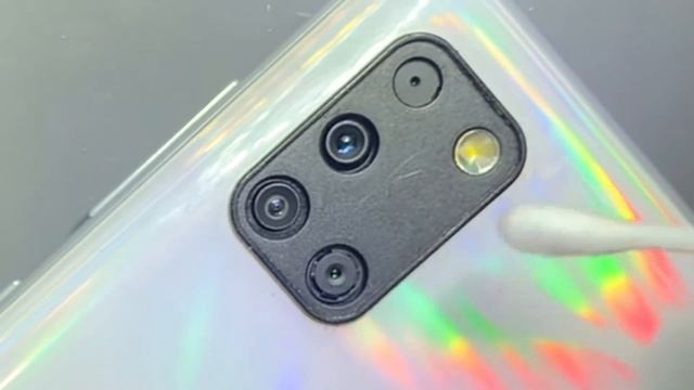 Samsung A31 - Замена стекла камеры/camera glass смотреть онлайн