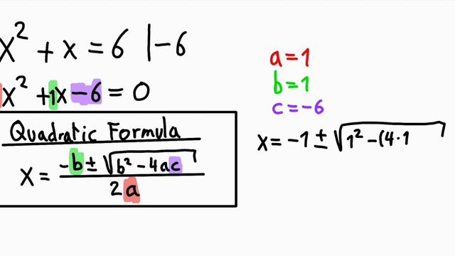 решить квадратное уравнение смотреть онлайн