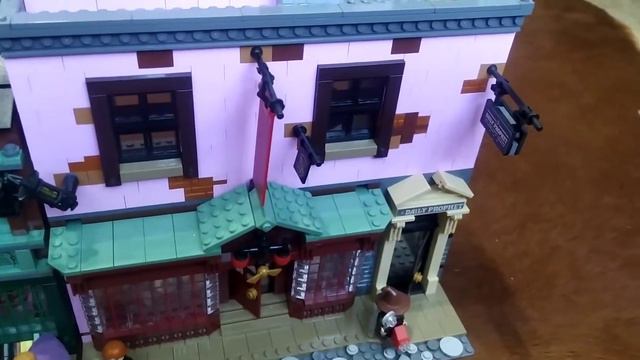 Собрали косой переулок из книг о Гарри Поттере #HarryPotter #Lego