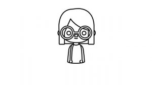 Как нарисовать девочку персонаж из ТОКА БОКА