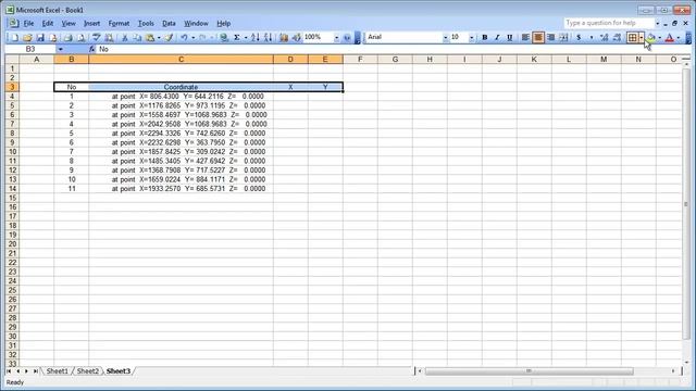 Import XY Coordinate From AutoCAD Into Excel | Tips смотреть онлайн