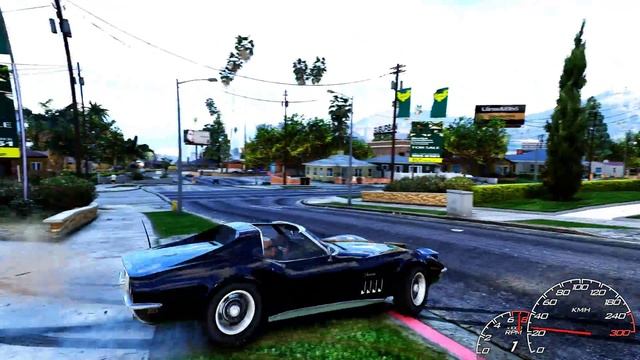 GTA V PC MOD Chevrolet Corvette '68 Stingray 4k pc mod смотреть онлайн