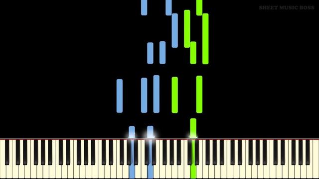 C418 - Chris (from Minecraft) - Piano Tutorial смотреть онлайн