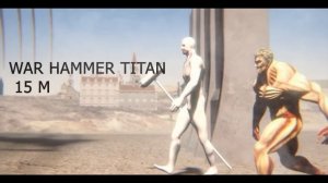 Attack On Titan Size Comparison 2021 ANIMATION
