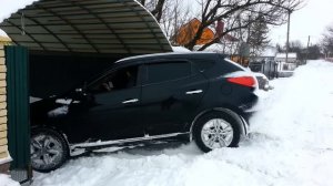 Играючись с кнопками полного привода и ESP Hyundai ix35 2 0D 4WD