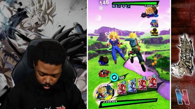 HAVING 12 TOTAL UNITS ON 1 TEAM COMPLETES THE ALL TAG UNIT TEAM!!! Dragon Ball Legends Gameplay! смотреть онлайн