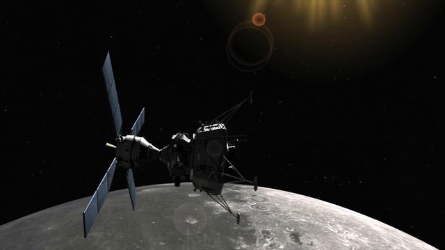 Lunar Landing Mission - an animation смотреть онлайн