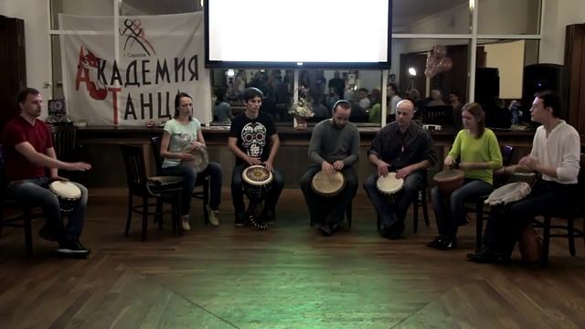 Этнические барабаны - продолжающая группа в Академии Танца! смотреть онлайн