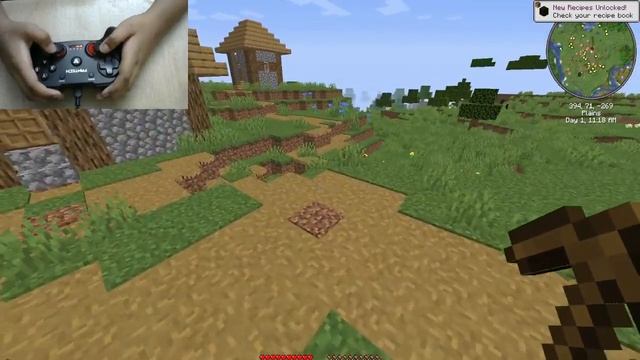 Minecraft relaxing gameplay with controller (controllable mod) | modded Minecraft *RELAXING* смотреть онлайн