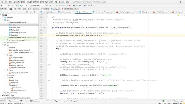 Creating Android News App with Guardian API - Arabic (5) смотреть онлайн