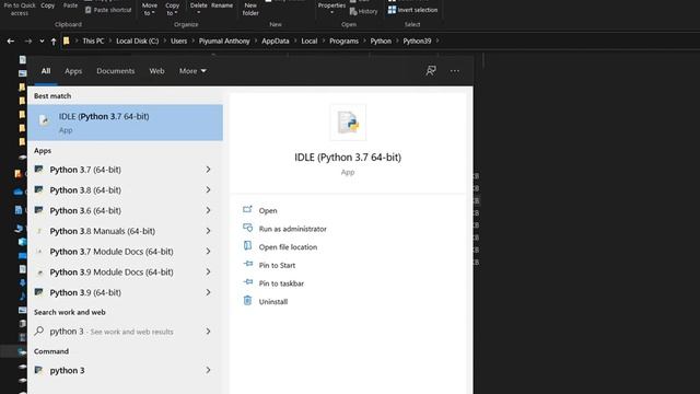 Python installation for Windows - How to install the latest stable release. смотреть онлайн