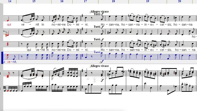 Bass, Benedictus Mozart MissaBrevisInGKV140 연습하기 смотреть онлайн