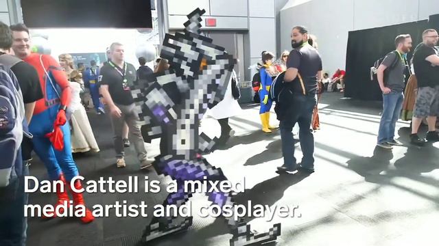 How to make a viral pixel cosplay with Dan Cattell Art смотреть онлайн