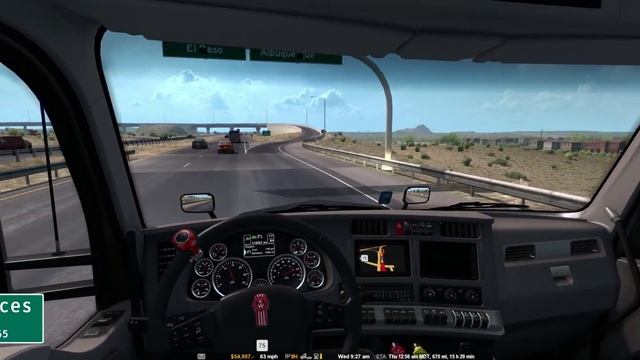 American Truck Simulator #88 (Hard Economy) - NEW MEXICO THUNDERSTORMS | Wednesday Week 44 смотреть онлайн