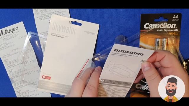 Распаковка товаров купленных в Мвидео с 50% скидкой. Аккумуляторы и датчик протечки. от 2 марта 202 смотреть онлайн