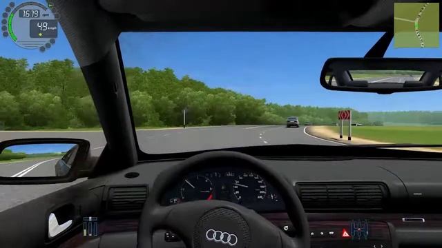 city car driving audi a4 b5 | logitech g920 смотреть онлайн