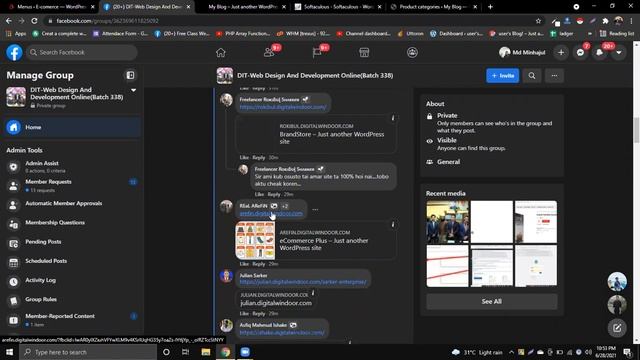 WordPress Development | Class 14 | part 1 |CMS WordPress design / problem slove class | WordPress смотреть онлайн
