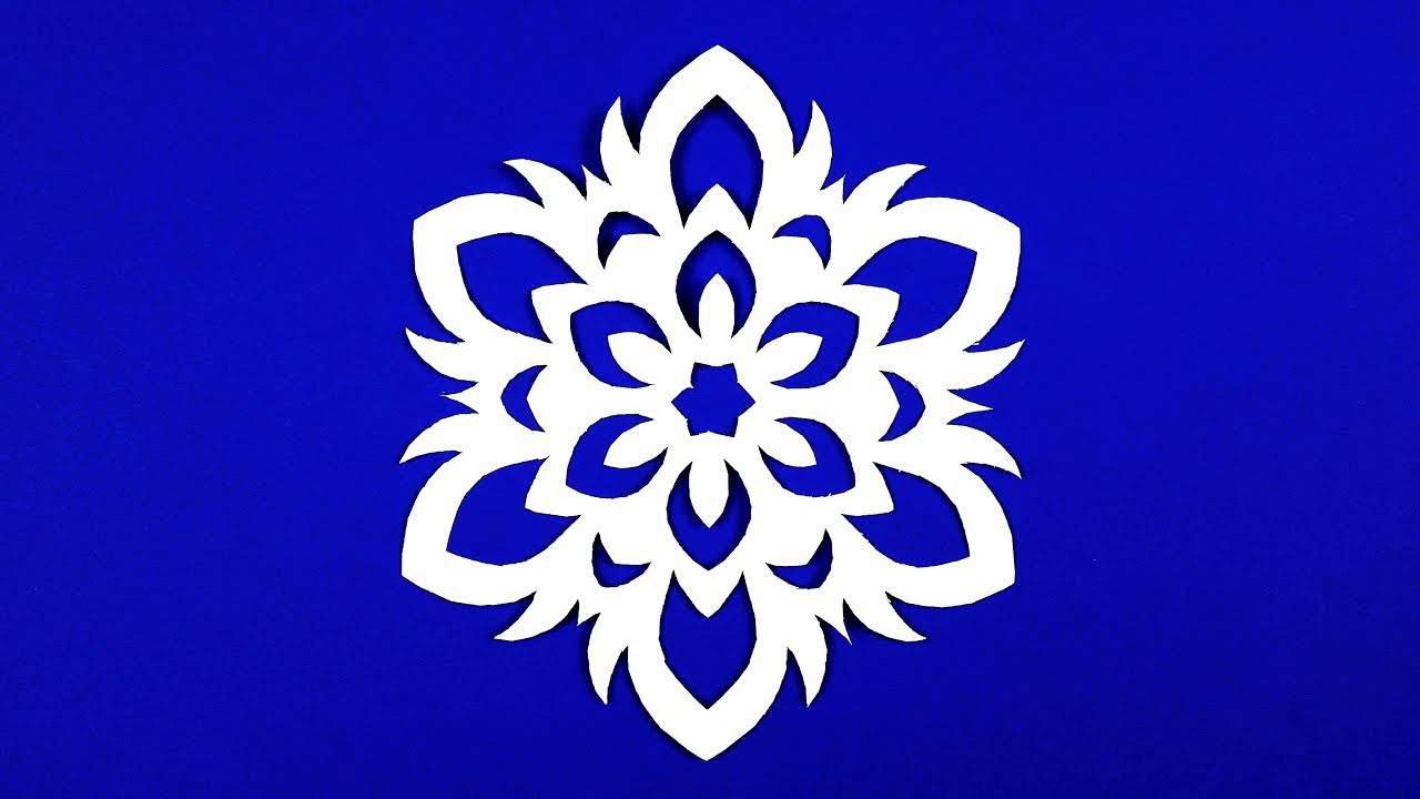 Как сделать снежинку из бумаги своими руками. Красивые снежинки из бумаги смотреть онлайн