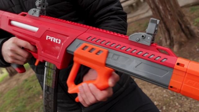 Dart Zone Pro-Series MK-4 Spring Powered Pro Foam Dart Blaster смотреть онлайн