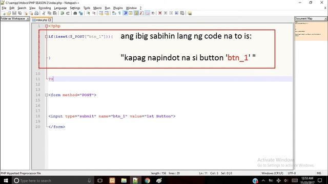 PHP Tutorial Lesson 1 ( Season 2 ) If isset button смотреть онлайн