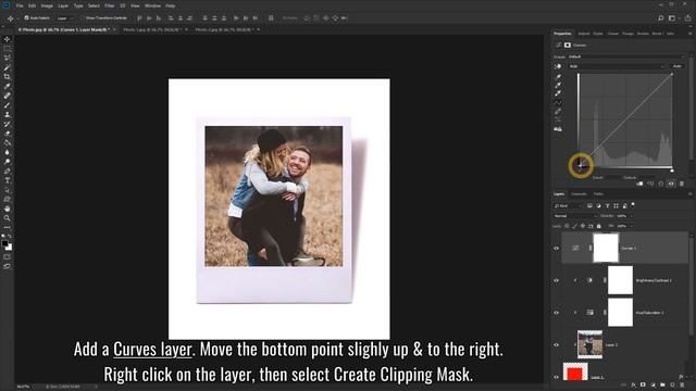 How To Make Polaroid Effect - Photoshop Tutorial
