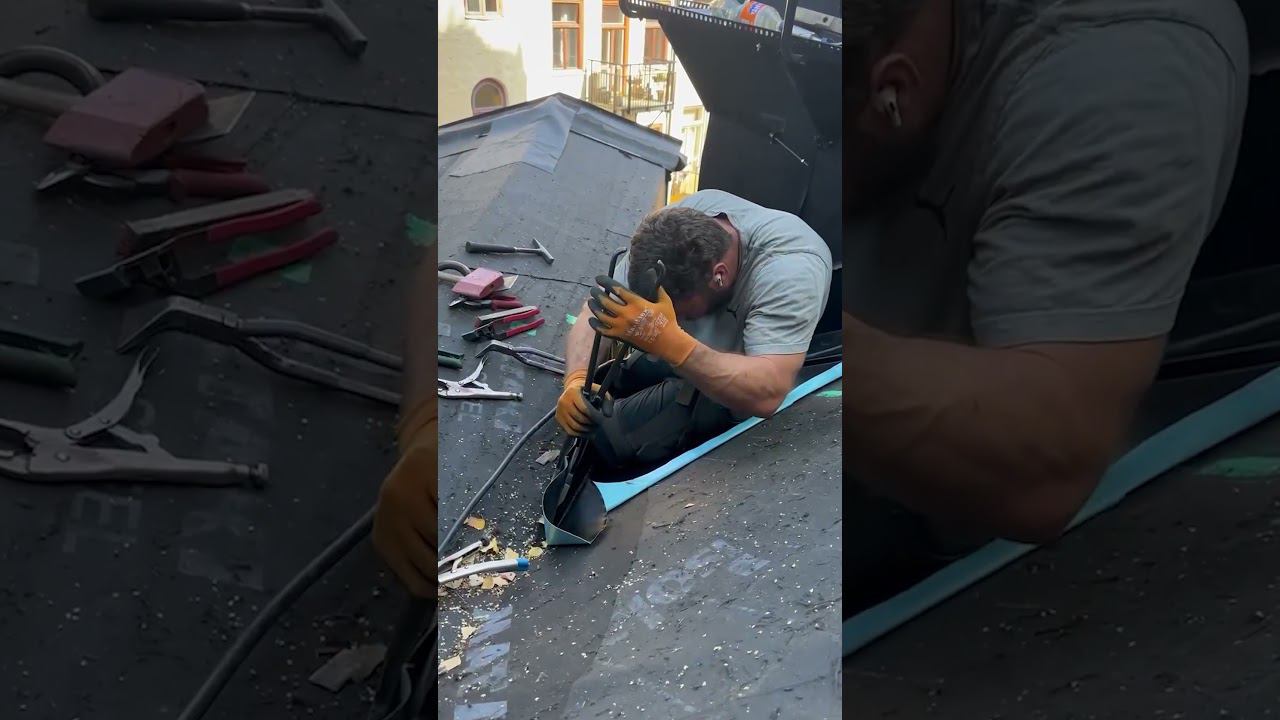 Фальцевая кровля #фальцеваякровля #roof смотреть онлайн