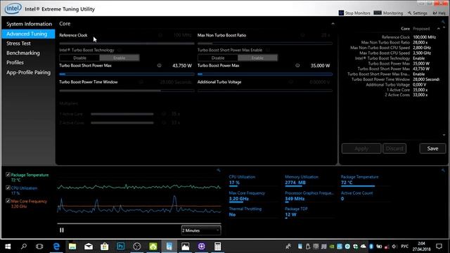 КАК РАЗОГНАТЬ ПРОЦЕССОР? / TURBO BOOST / Intel Extreme Tuning Utility смотреть онлайн