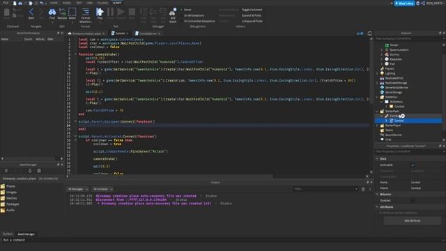 ROBLOX Studio | Wallbreaker Combat, Skills Frame & Cooldown GUI Tutorial смотреть онлайн