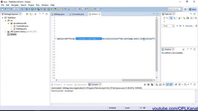 JavaFX [71] - SceneBuilder: Controller (Deutsch) смотреть онлайн