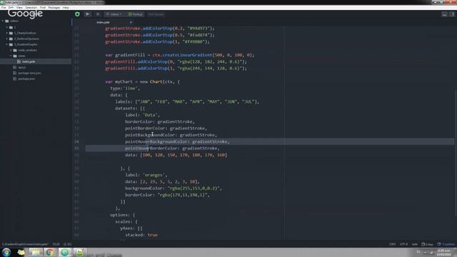 Tutorial de Creación de Gradientes en Gráficos con Chart.js смотреть онлайн