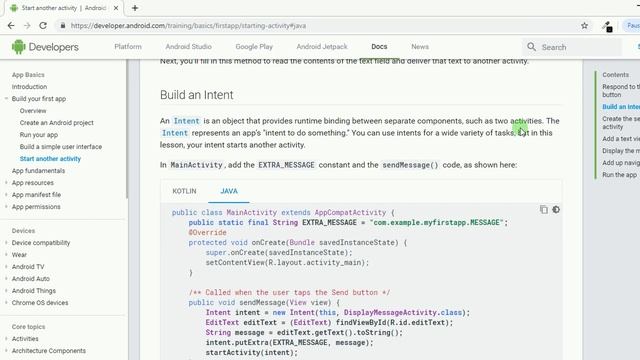Complete Android Developer Docs- Intents -1 смотреть онлайн