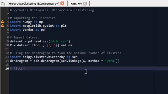 Machine learning with Python and sklearn - Hierarchical Clustering (E-commerce dataset example) смотреть онлайн
