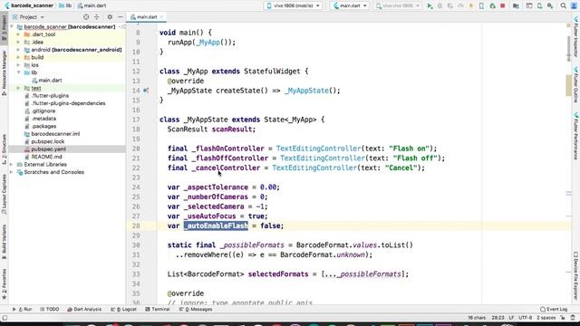 12 - Scan Barcode & QR Code With Flash Light Flutter App | Android Studio Tutorial 2020 | Hindi/Urd смотреть онлайн