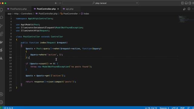 Laravel clean code | reduce using if statement смотреть онлайн