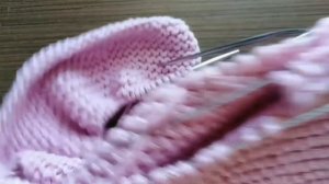 объёмная кофта туника из толстой пряжи ● вязание спицами ● кофта крупной вязки