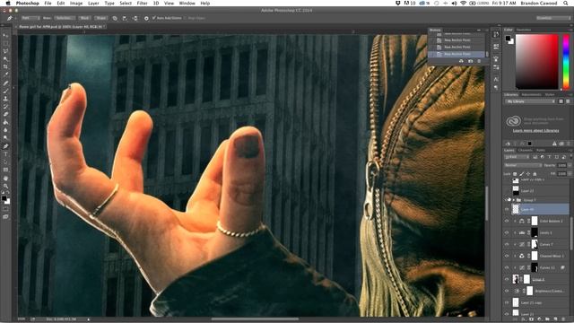 Brandon Cawood Tutorial: Creating Fire Elements with Render Flame in Photoshop CC 2014 смотреть онлайн
