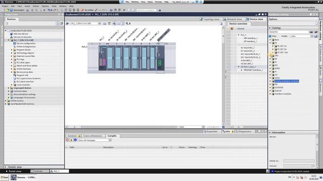 Tia Portal. Сборка корзины контроллера смотреть онлайн