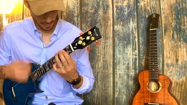 Dancing In The Moonlight (Toploader) - ukulele solo (Enya EUT-E6) смотреть онлайн
