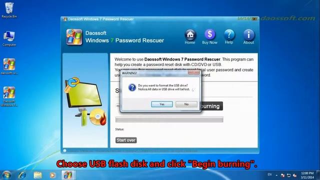 Windows 7 Password Recovery Tool -- Reset your Password Blank смотреть онлайн
