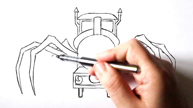 Как нарисовать Поезд Паук Чу Чу Чарльз смотреть онлайн