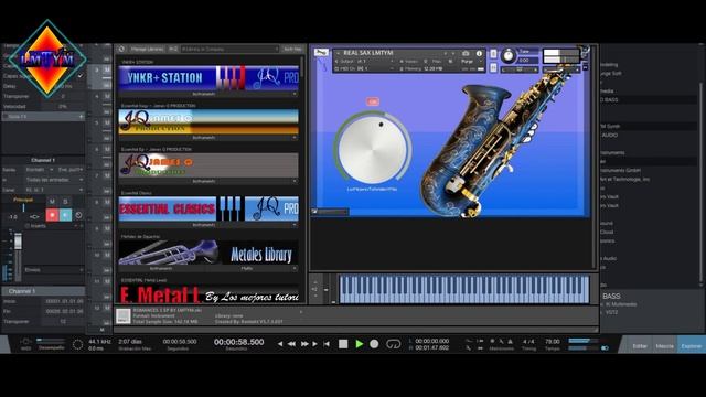 REAL SAX LIBRARY LMTYM ???SAMPLES KONTAKT 6 Los mejores SAXOFONES ??¡¡Librería Kontakt!!?By LMTYM?? смотреть онлайн